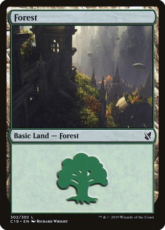 Forest (302) [Commander 2019] | Sanctuary Gaming