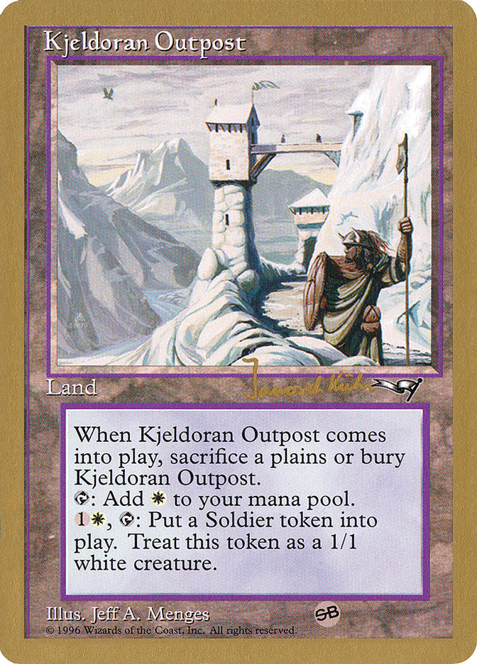 Kjeldoran Outpost (Janosch Kuhn) [World Championship Decks 1997] | Sanctuary Gaming