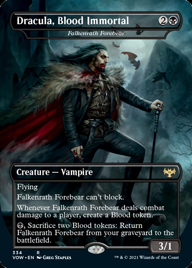 Falkenrath Forebear - Dracula, Blood Immortal [Innistrad: Crimson Vow] | Sanctuary Gaming