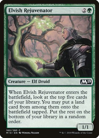 Elvish Rejuvenator [Core Set 2019] | Sanctuary Gaming