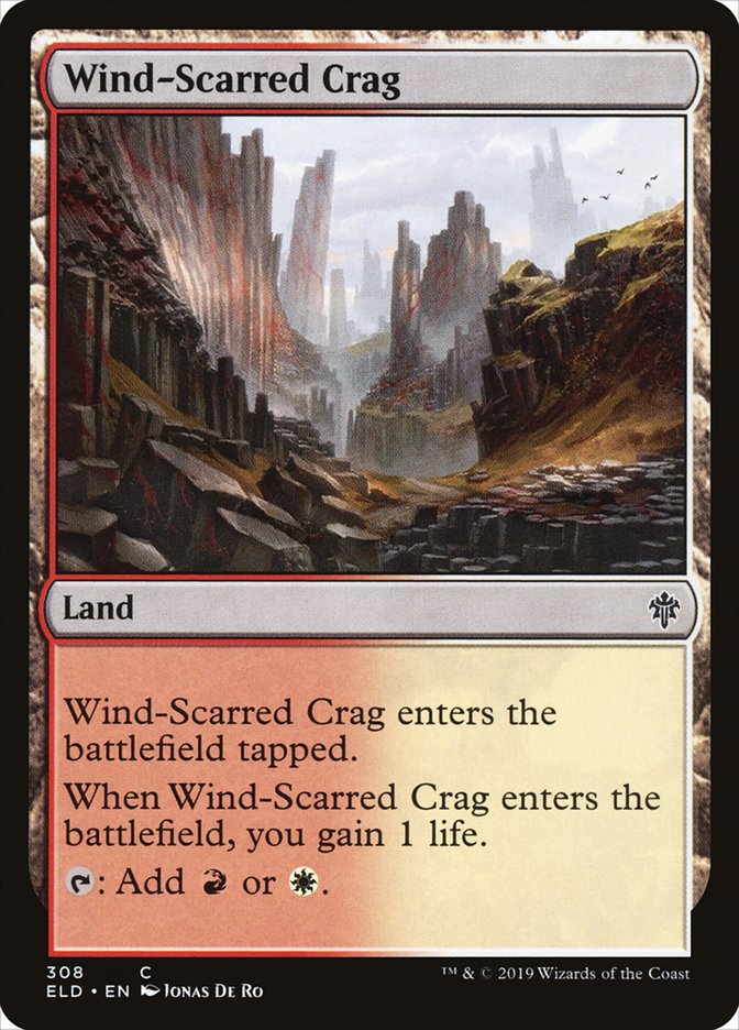 Wind-Scarred Crag [Throne of Eldraine] | Sanctuary Gaming