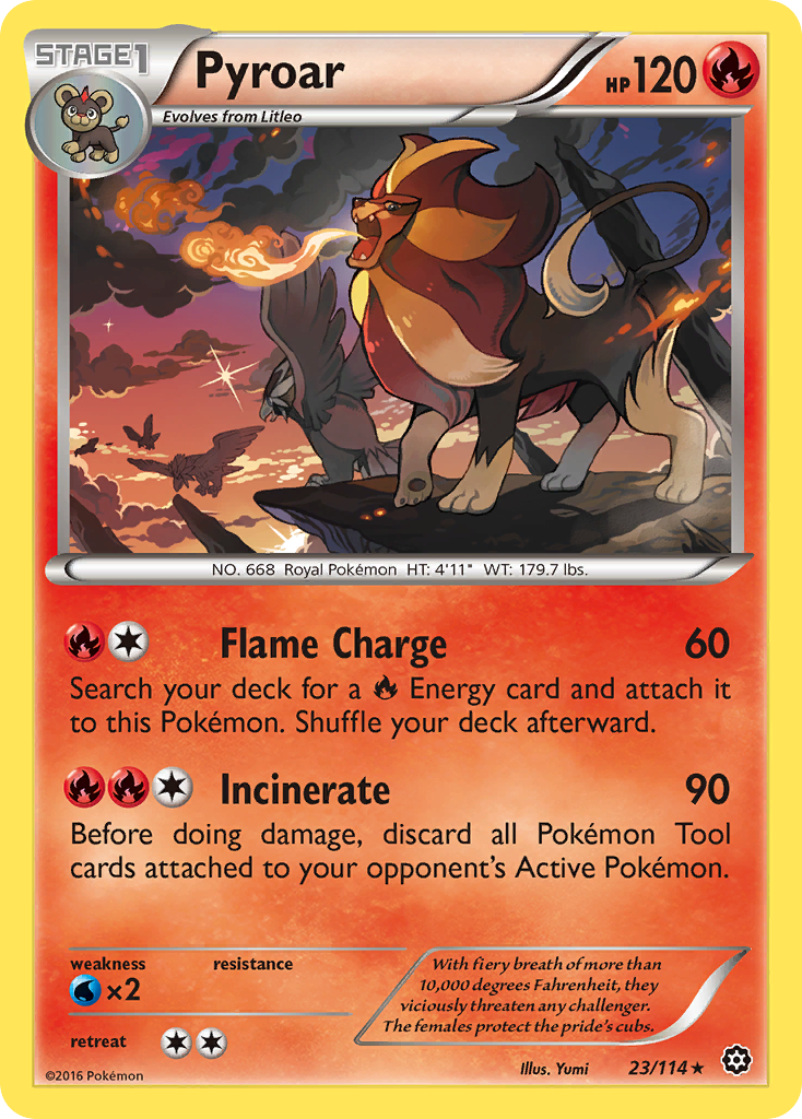 Pyroar (23/114) [XY: Steam Siege] | Sanctuary Gaming