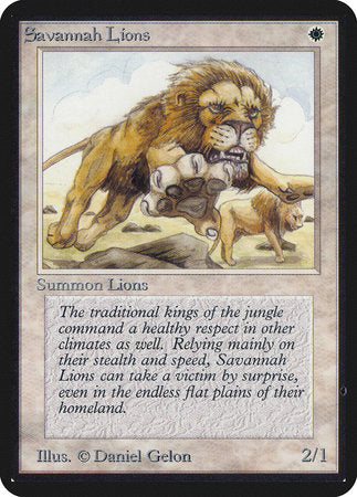 Savannah Lions [Limited Edition Alpha] | Sanctuary Gaming