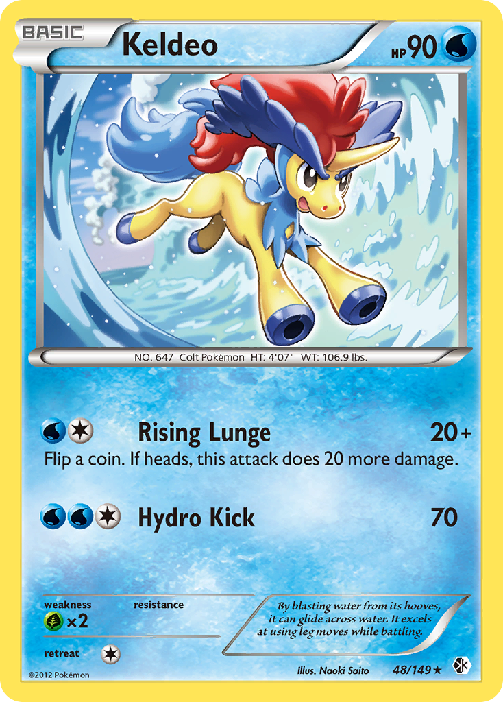 Keldeo (48/149) [Black & White: Boundaries Crossed] | Sanctuary Gaming