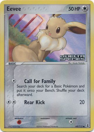 Eevee (69/113) (Stamped) [EX: Delta Species] | Sanctuary Gaming