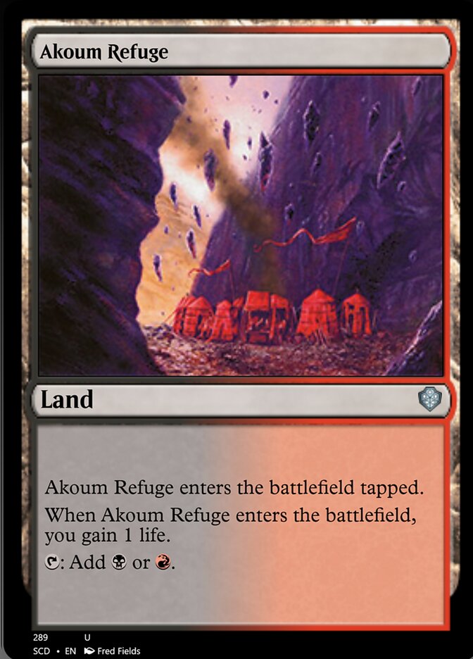 Akoum Refuge [Starter Commander Decks] | Sanctuary Gaming