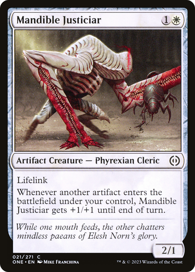 Mandible Justiciar [Phyrexia: All Will Be One] | Sanctuary Gaming
