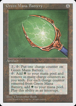 Green Mana Battery [Fourth Edition] | Sanctuary Gaming