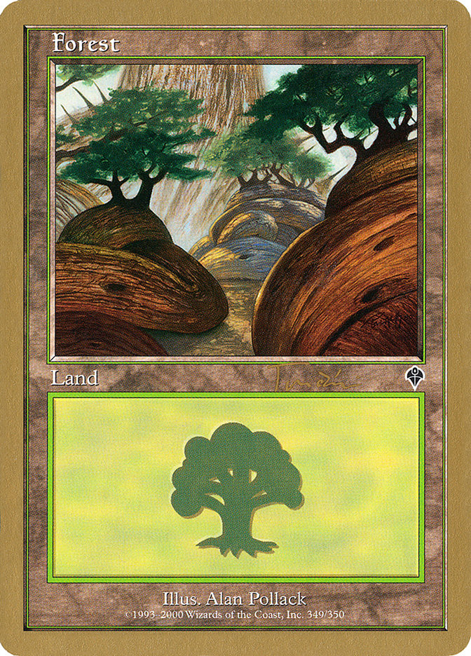 Forest (jt349a) (Jan Tomcani) [World Championship Decks 2001] | Sanctuary Gaming