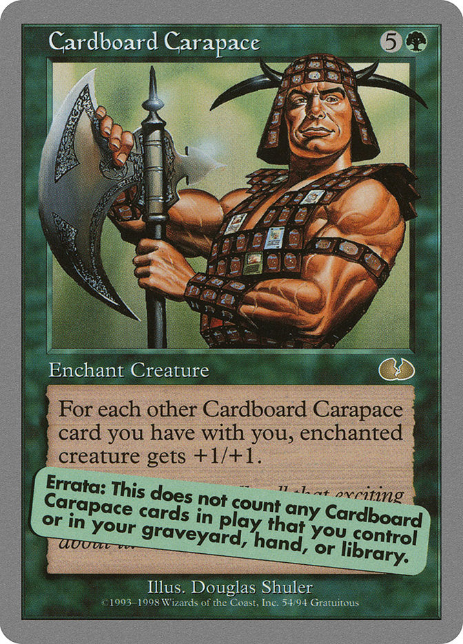 Cardboard Carapace [Unglued] | Sanctuary Gaming