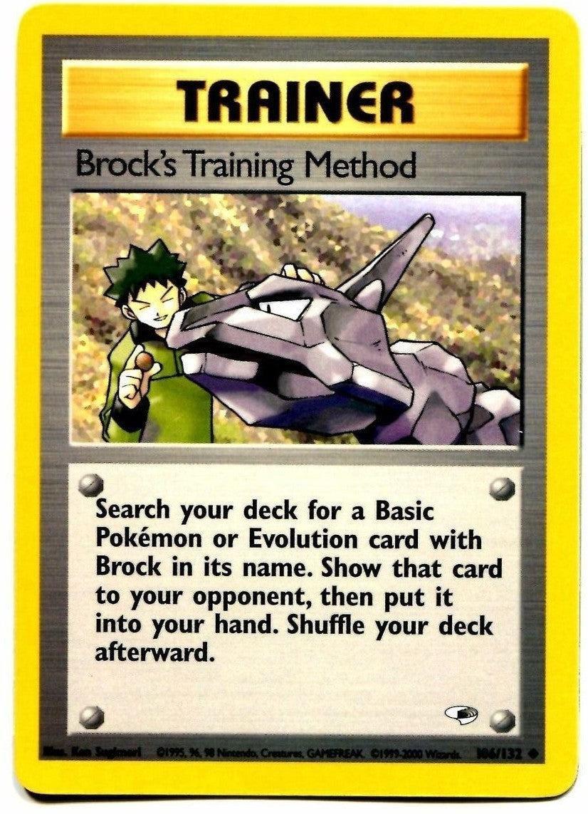 Brock's Training Method (106/132) [Gym Heroes Unlimited] | Sanctuary Gaming