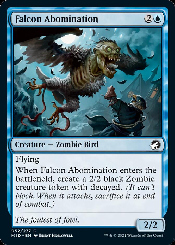 Falcon Abomination [Innistrad: Midnight Hunt] | Sanctuary Gaming