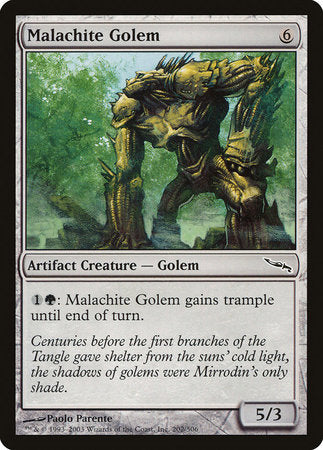 Malachite Golem [Mirrodin] | Sanctuary Gaming