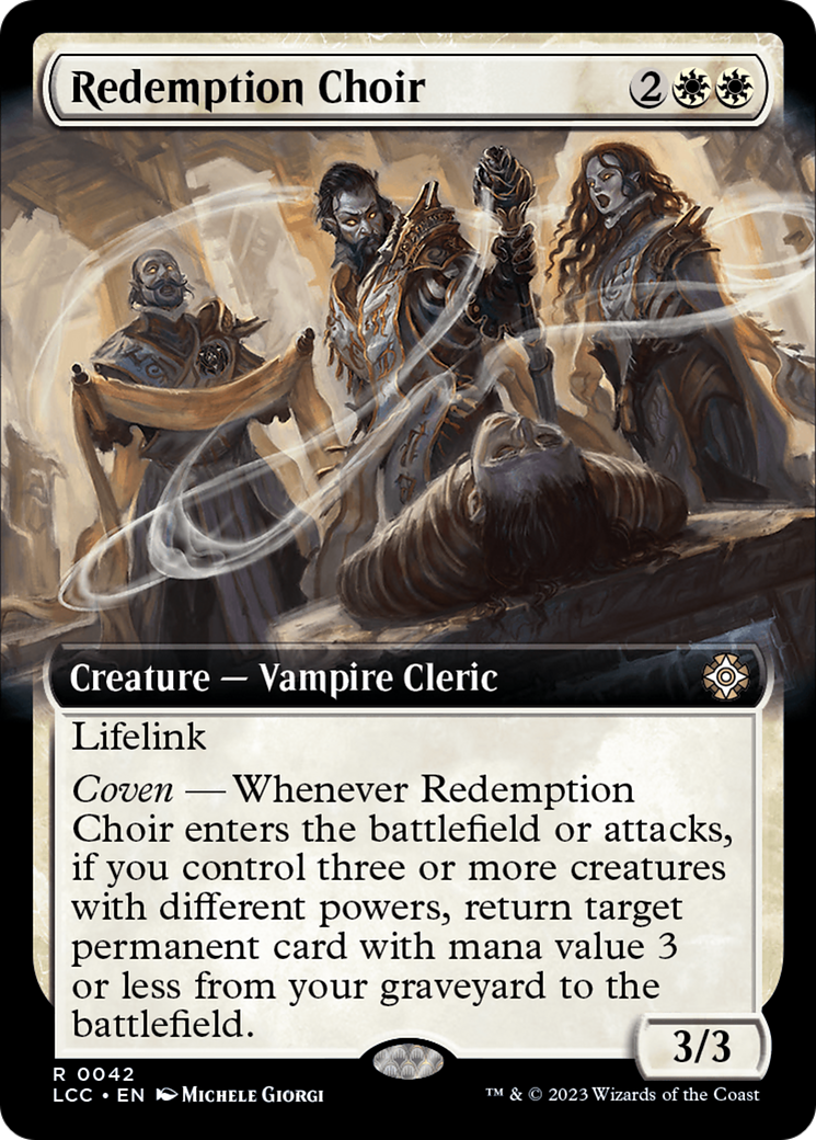 Redemption Choir (Extended Art) [The Lost Caverns of Ixalan Commander] | Sanctuary Gaming