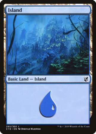 Island (293) [Commander 2019] | Sanctuary Gaming