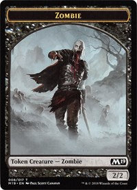 Zombie // Goblin Double-sided Token (Game Night) [Core Set 2019 Tokens] | Sanctuary Gaming