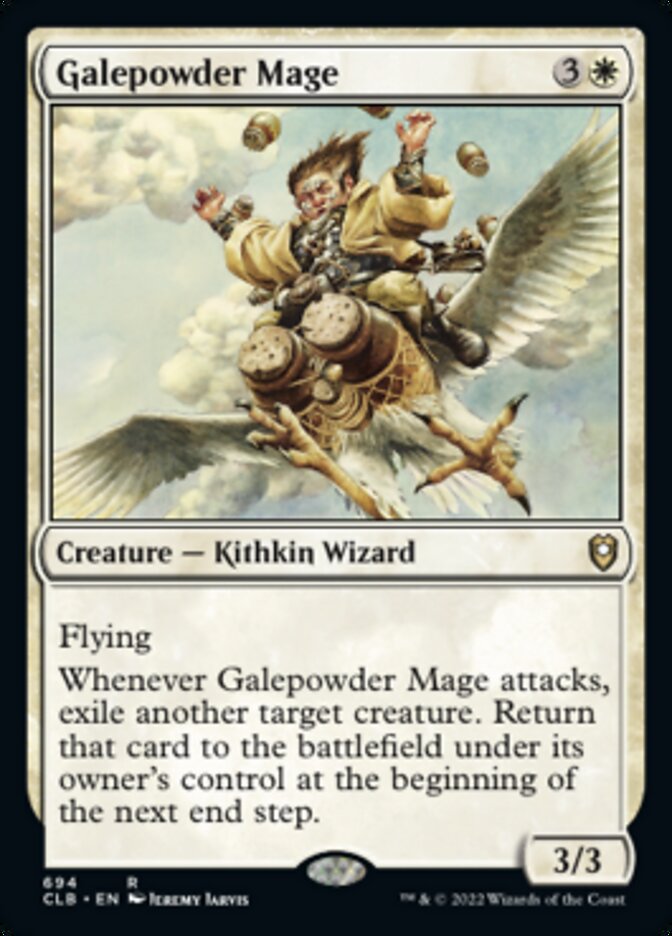 Galepowder Mage [Commander Legends: Battle for Baldur's Gate] | Sanctuary Gaming