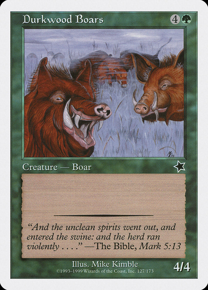 Durkwood Boars [Starter 1999] | Sanctuary Gaming