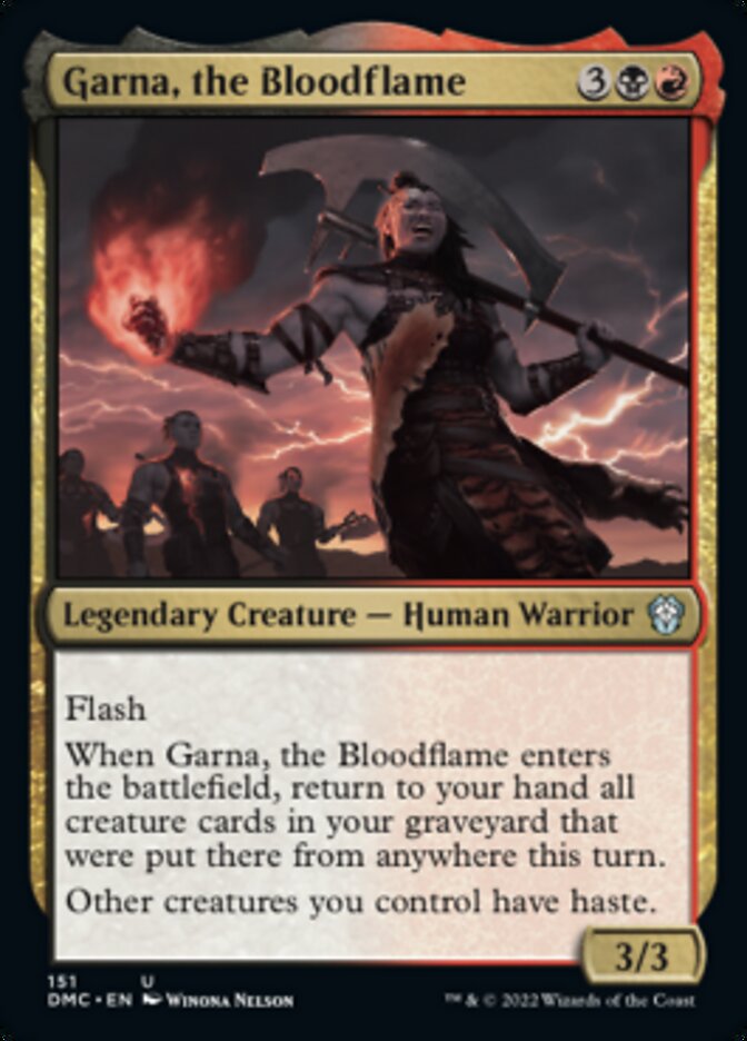 Garna, the Bloodflame [Dominaria United Commander] | Sanctuary Gaming