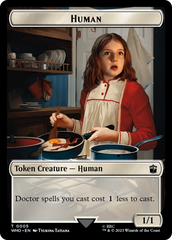 Human (0005) // Food (0026) Double-Sided Token [Doctor Who Tokens] | Sanctuary Gaming