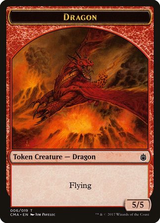 Dragon Token (006) [Commander Anthology Tokens] | Sanctuary Gaming