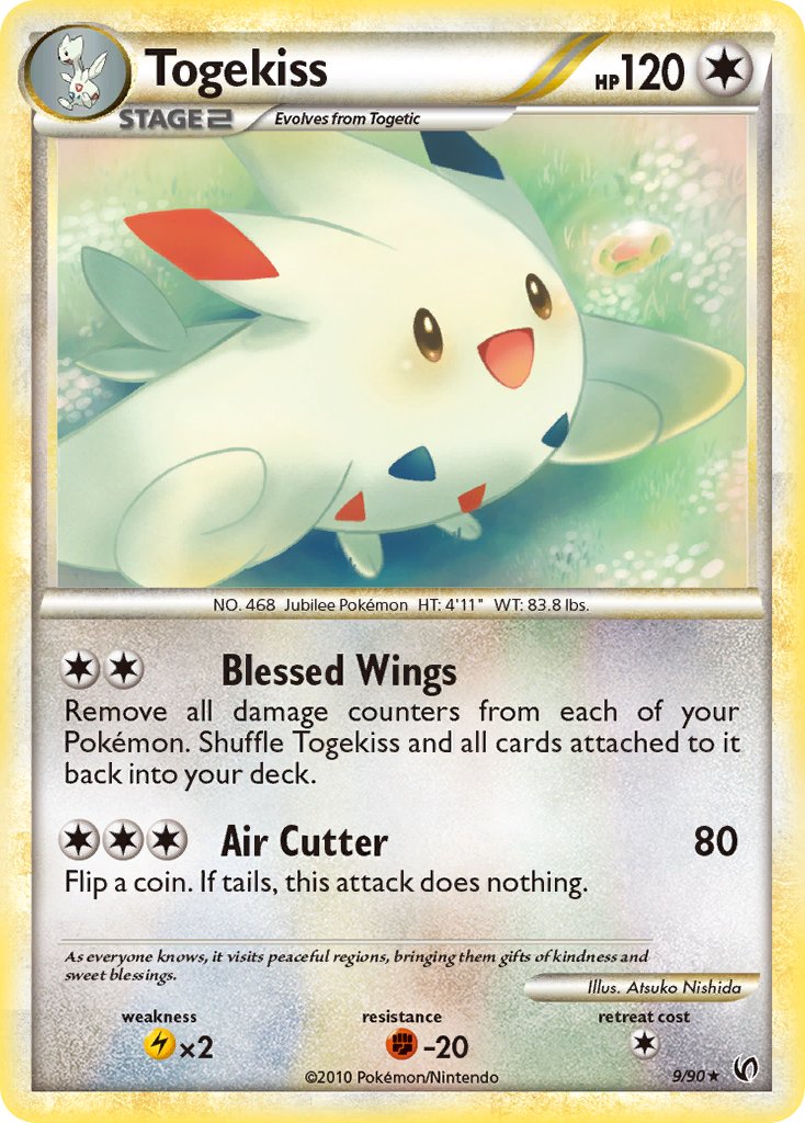 Togekiss (9/90) (Theme Deck Exclusive) [HeartGold & SoulSilver: Undaunted] | Sanctuary Gaming