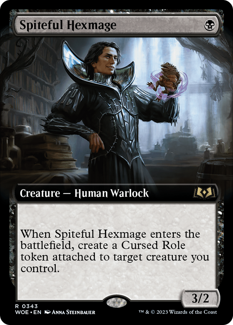 Spiteful Hexmage (Extended Art) [Wilds of Eldraine] | Sanctuary Gaming