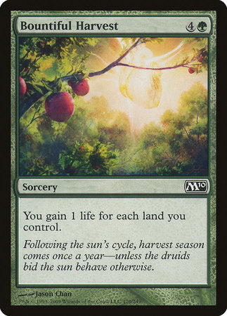 Bountiful Harvest [Magic 2010] | Sanctuary Gaming