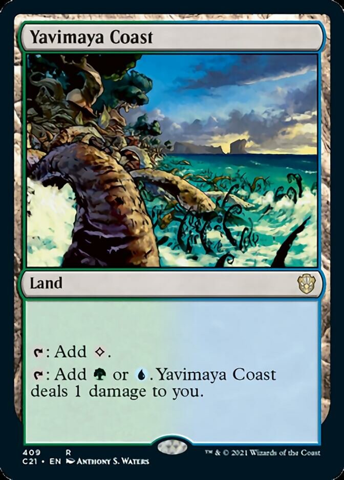 Yavimaya Coast [Commander 2021] | Sanctuary Gaming