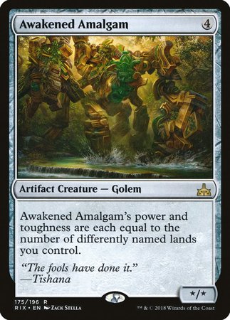 Awakened Amalgam [Rivals of Ixalan] | Sanctuary Gaming