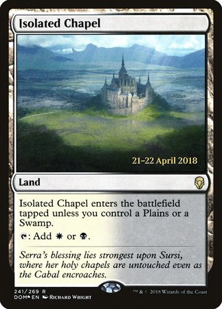 Isolated Chapel [Dominaria Promos] | Sanctuary Gaming