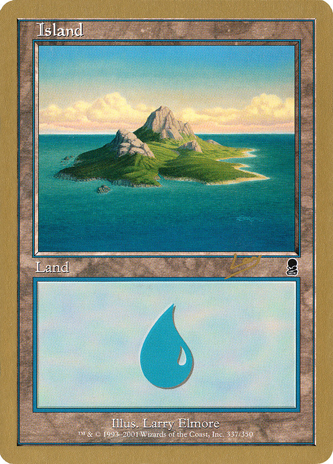 Island (rl337) (Raphael Levy) [World Championship Decks 2002] | Sanctuary Gaming