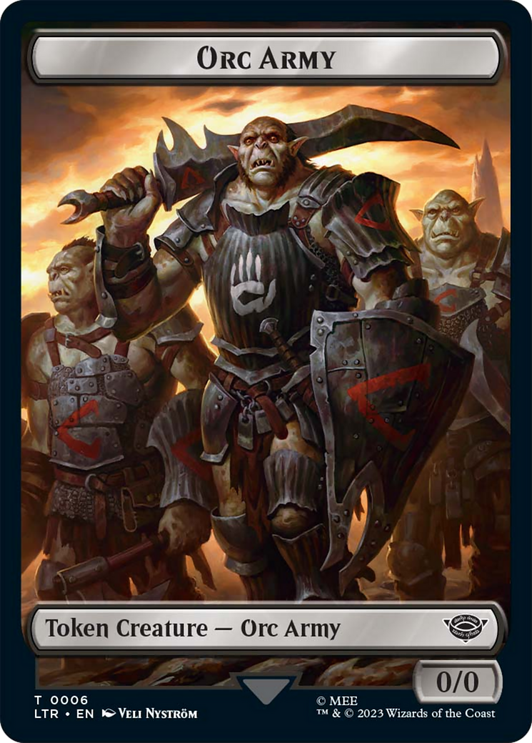 Food (10) // Orc Army (06) Double-Sided Token [The Lord of the Rings: Tales of Middle-Earth Tokens] | Sanctuary Gaming