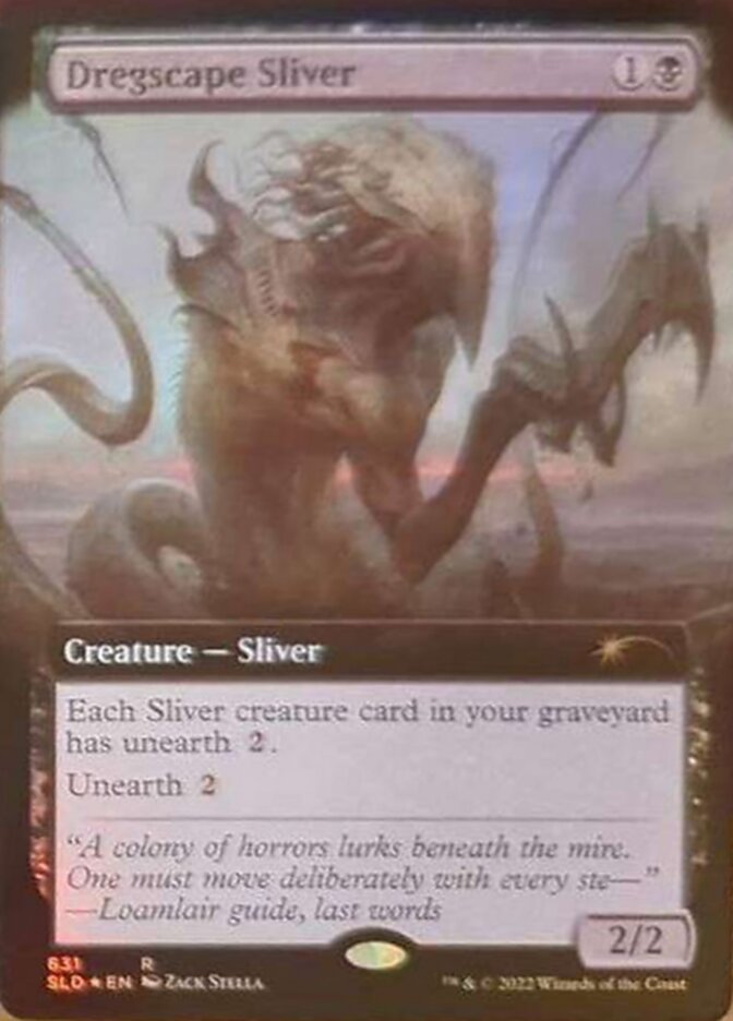 Dregscape Sliver (Extended Art) [Secret Lair Drop Promos] | Sanctuary Gaming