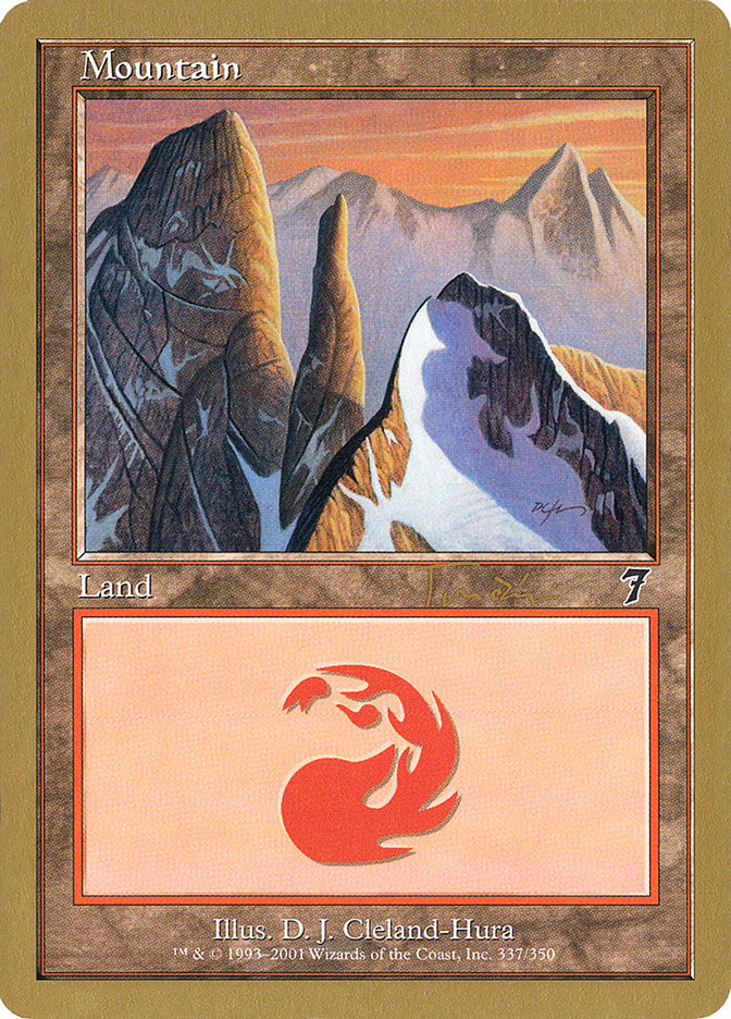 Mountain (jt337) (Jan Tomcani) [World Championship Decks 2001] | Sanctuary Gaming