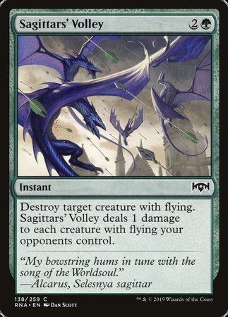 Sagittars' Volley [Ravnica Allegiance] | Sanctuary Gaming