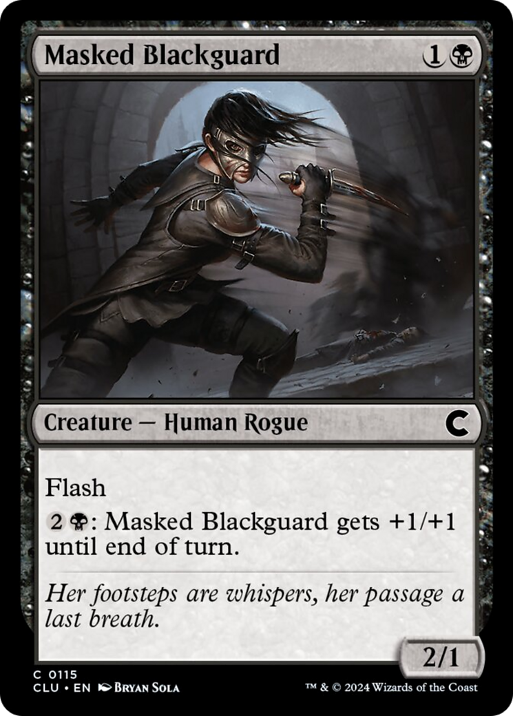 Masked Blackguard [Ravnica: Clue Edition] | Sanctuary Gaming