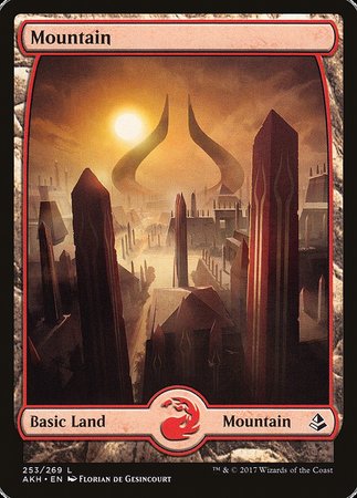 Mountain (253) - Full Art [Amonkhet] | Sanctuary Gaming