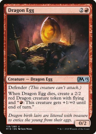 Dragon Egg [Core Set 2019] | Sanctuary Gaming