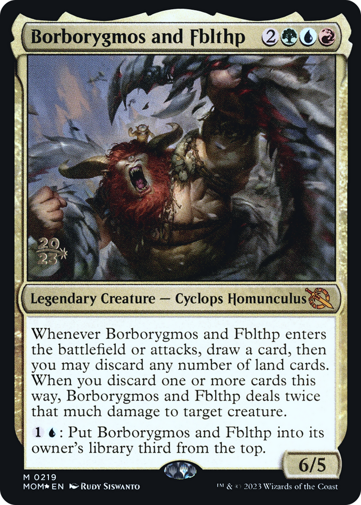 Borborygmos and Fblthp [March of the Machine Prerelease Promos] | Sanctuary Gaming