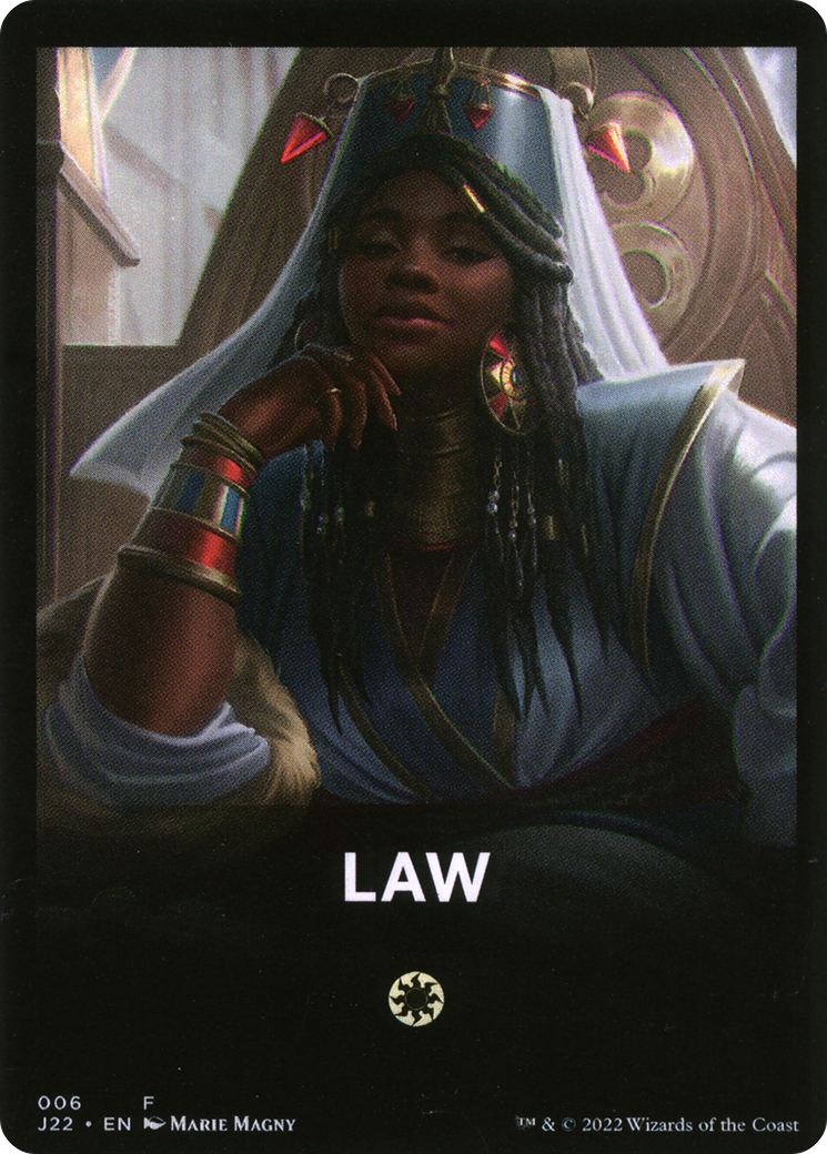 Law Theme Card [Jumpstart 2022 Front Cards] | Sanctuary Gaming