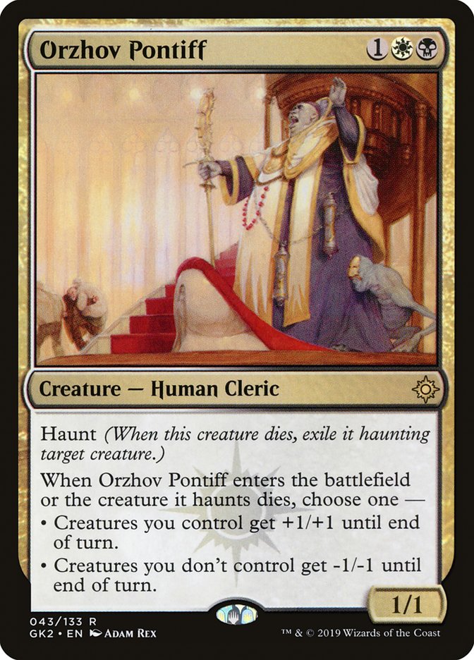 Orzhov Pontiff [Ravnica Allegiance Guild Kit] | Sanctuary Gaming