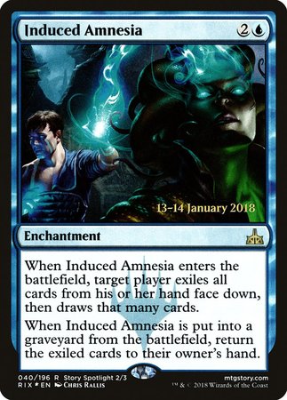 Induced Amnesia [Rivals of Ixalan Promos] | Sanctuary Gaming