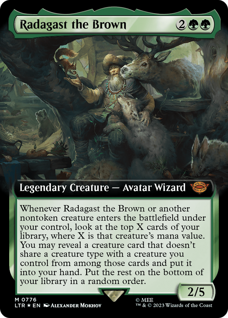 Radagast the Brown (Extended Art) (Surge Foil) [The Lord of the Rings: Tales of Middle-Earth] | Sanctuary Gaming