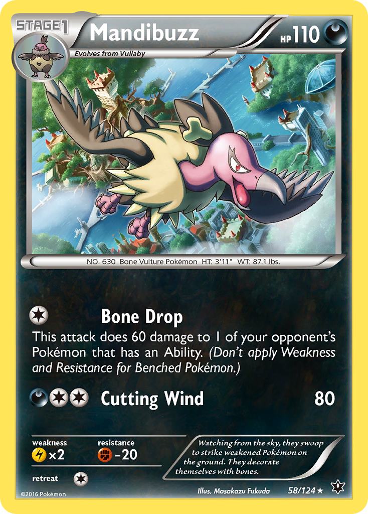 Mandibuzz (58/124) [XY: Fates Collide] | Sanctuary Gaming