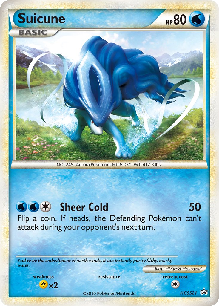 Suicune (HGSS21) [HeartGold & SoulSilver: Black Star Promos] | Sanctuary Gaming