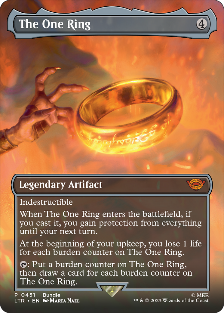 The One Ring (Borderless Alternate Art) [The Lord of the Rings: Tales of Middle-Earth] | Sanctuary Gaming