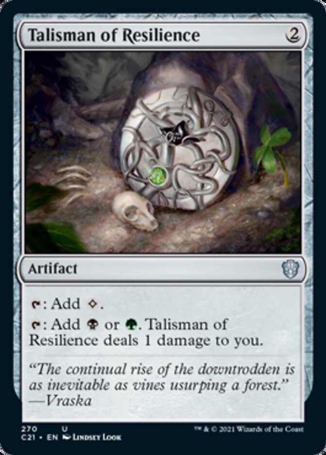 Talisman of Resilience [Commander 2021] | Sanctuary Gaming