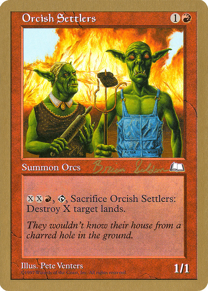 Orcish Settlers (Brian Selden) [World Championship Decks 1998] | Sanctuary Gaming