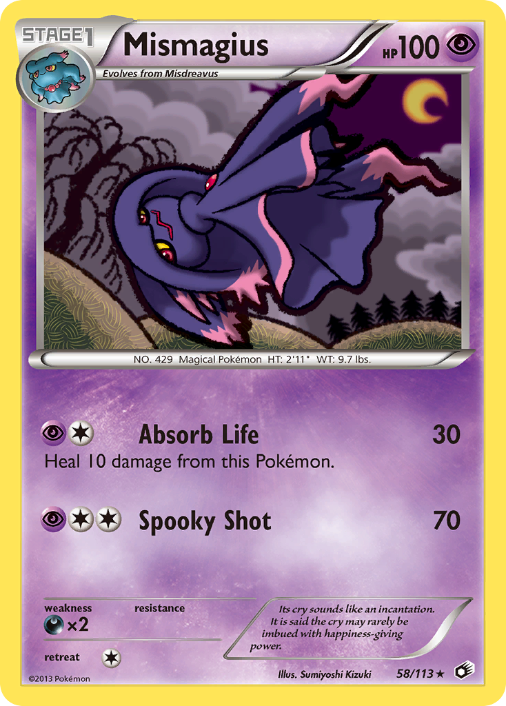 Mismagius (58/113) [Black & White: Legendary Treasures] | Sanctuary Gaming